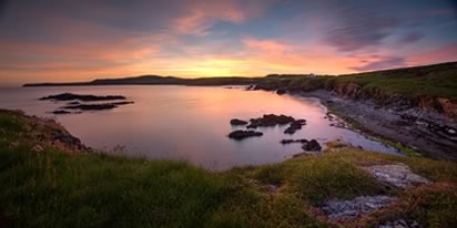 Borthwen Before Sunrise Pano