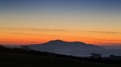 Holyhead Mountain After Sunset